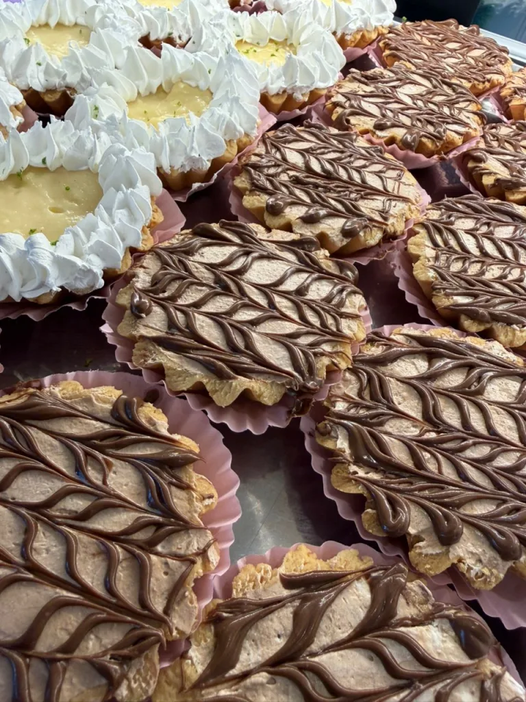 Tartaletas de mousse de Nutella